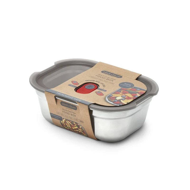 Boîte alimentaire multifonction en acier