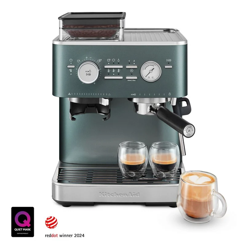 Machine à espresso semi-automatique avec moulin à meule