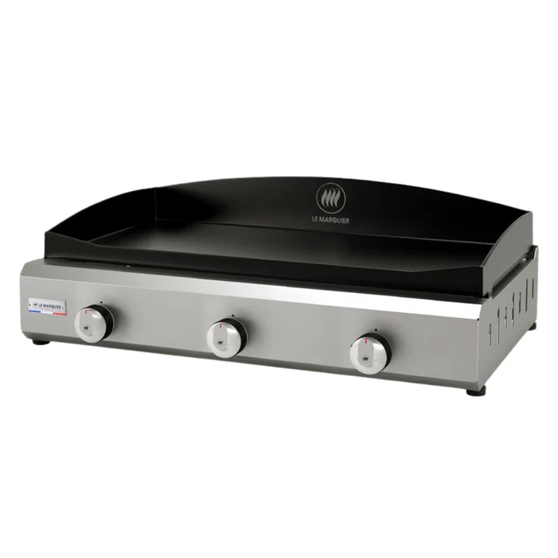 Plancha Amalia Gaz 375 Acier Inoxydable - Le Marquier
