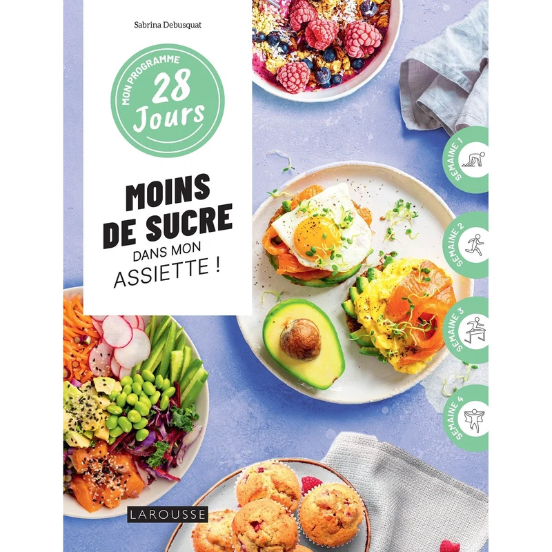 Mon programme 28 jours : Moins de sucre dans mon assiette !