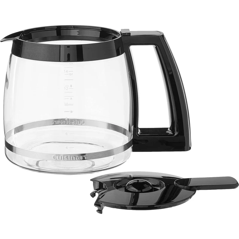 Verseuse en verre de 14 tasses avec couvercle