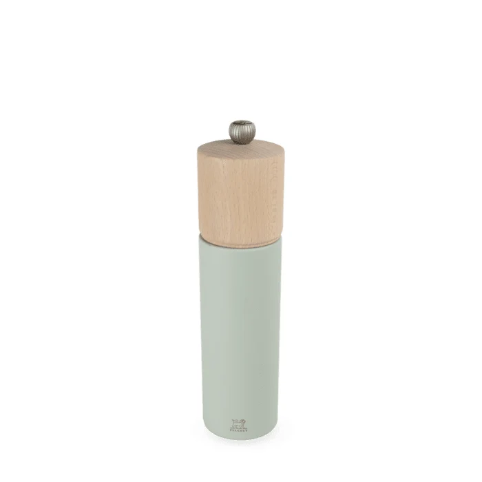 Moulin à sel manuel en bois, 21 cm - 8 po