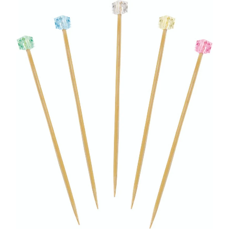 Brochette en bambou lady cube Solia