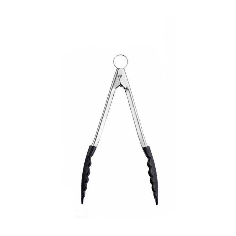 Pinces à verrouillage en silicone noir 9.5"