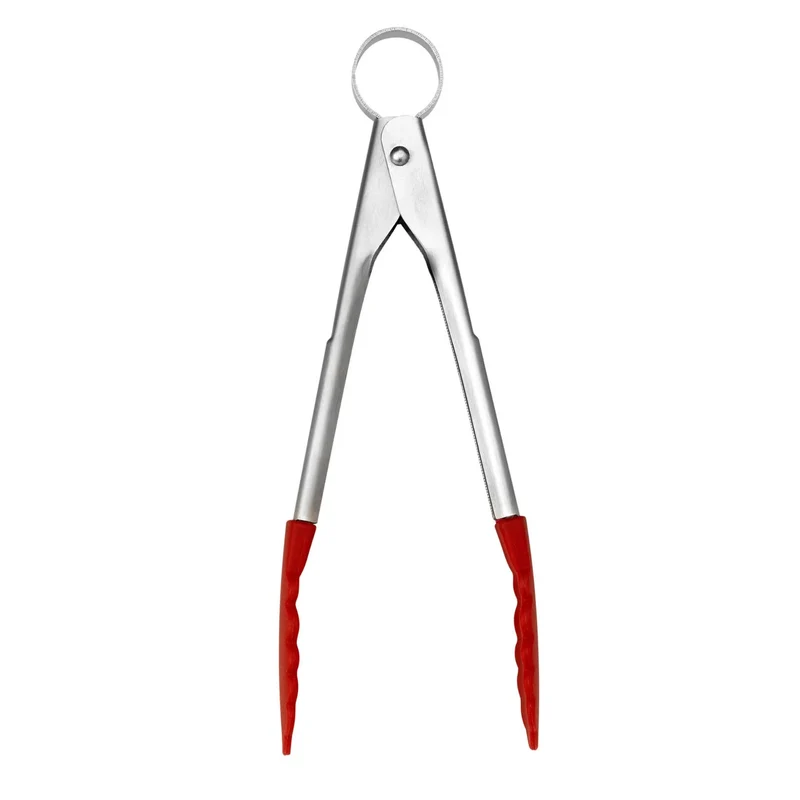 Pince Piccolo (Mini) en silicone rouge 7"