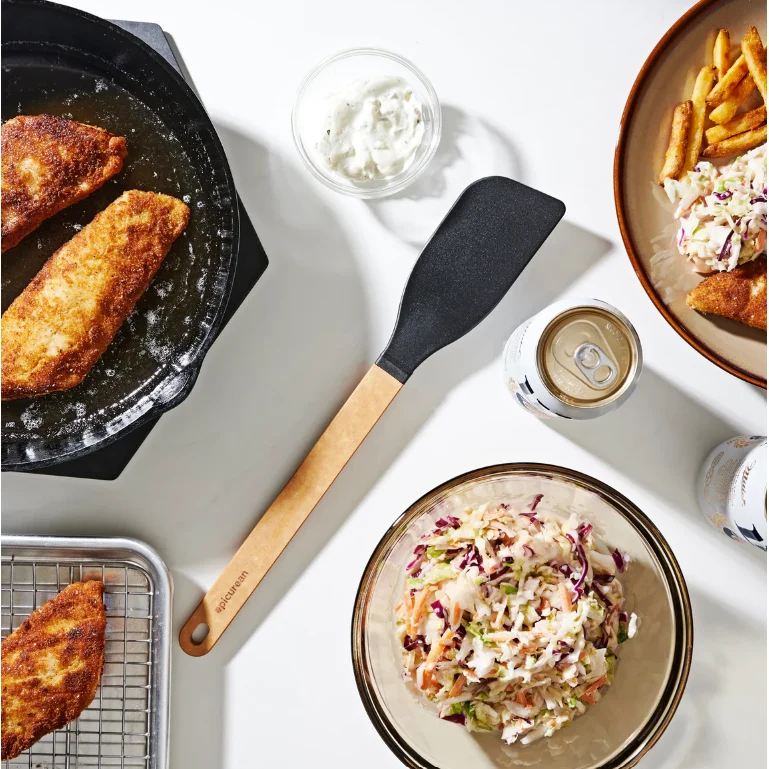 Spatule Sauté/Naturel+Noir 14" - Epicurean
