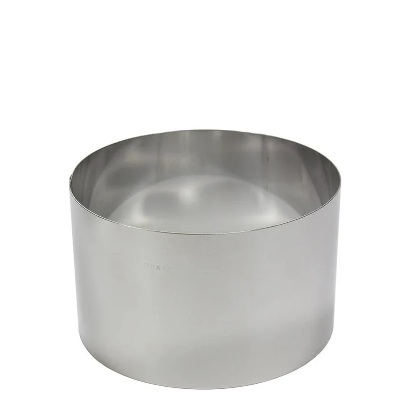 Cercles à Tartare en Inox 8,25 cm x 5.7 cm