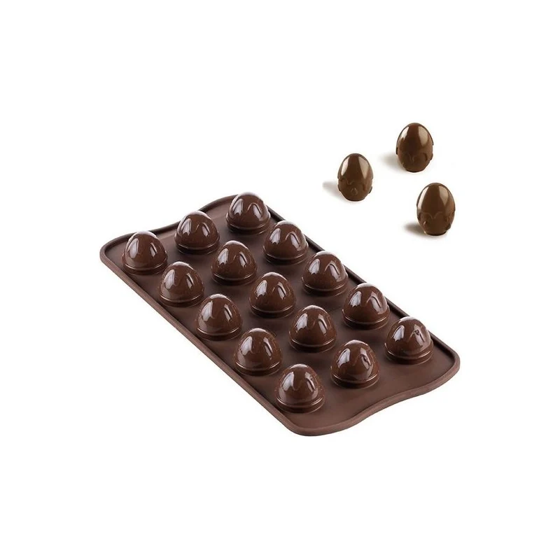 Moule silicone pour chocolat - Oeufs de Pâques - Choco Drop