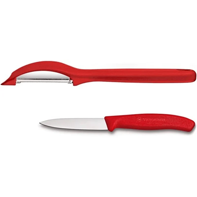 Duo Économe à lame dentelée et Couteau d'office 8cm-3.25''