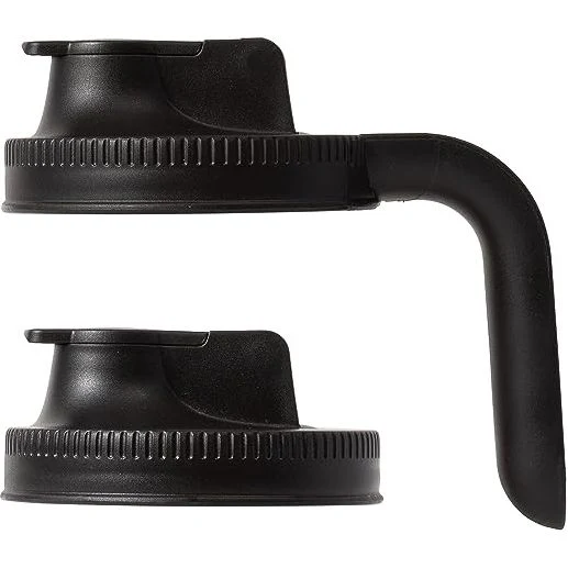 Lot de 2 couvercles à bec verseur large pour pots Mason