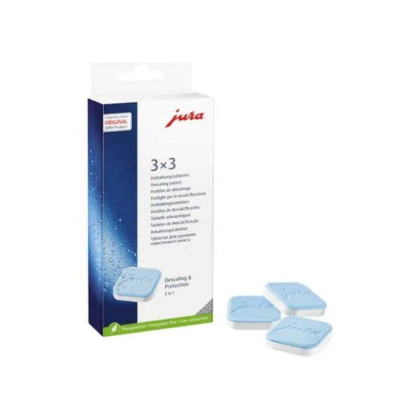 JURA Tablettes de détartrage 2 phases 3 x 3