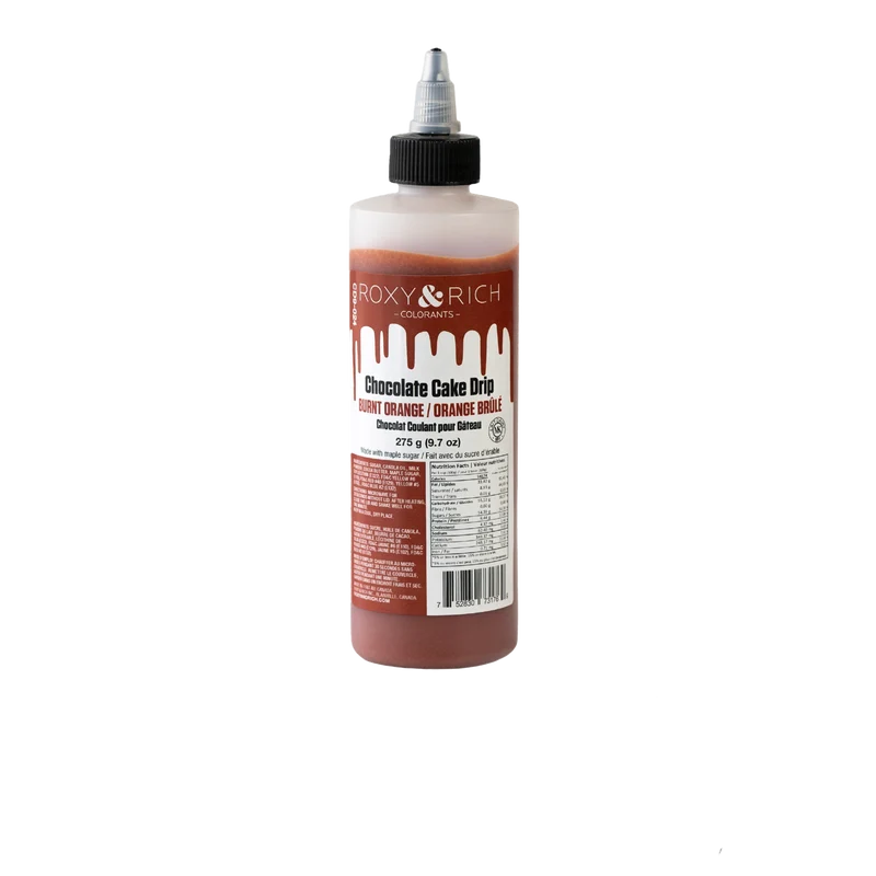 Chocolat Coulant pour Gâteau “Cake Drip” Orange Brûlé - 275g