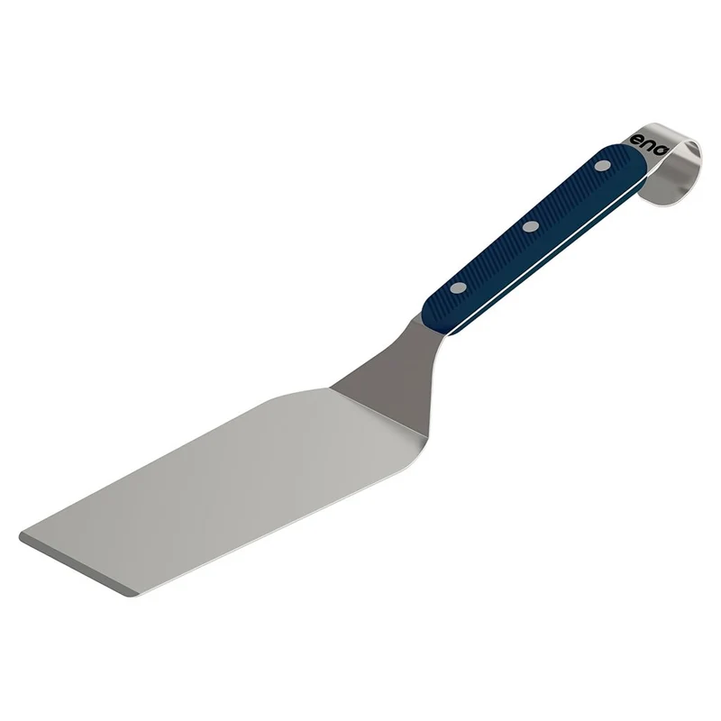 Spatule à tourner longue en acier inoxydable pour Plancha