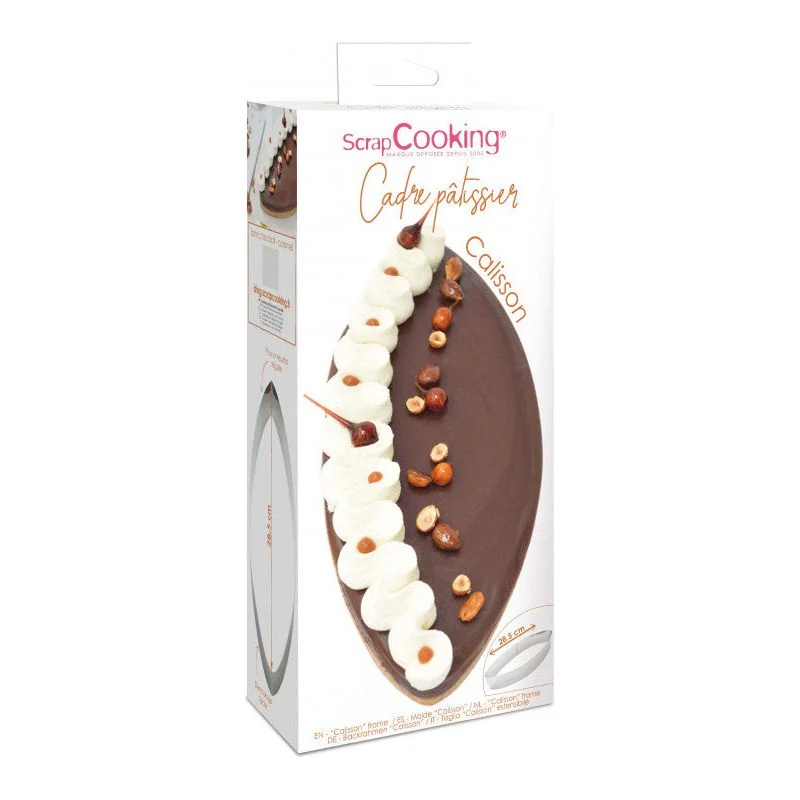 Cadre pâtissier calisson inox