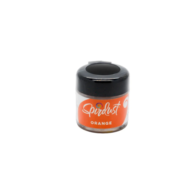 Poudres brillantes comestibles pour boissons - ORANGE - SPIRDUST