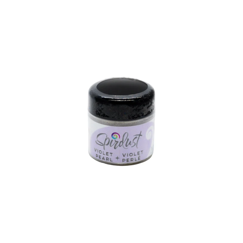Poudres brillantes comestibles pour boissons - VIOLET PERLÉ - SPIRDUST