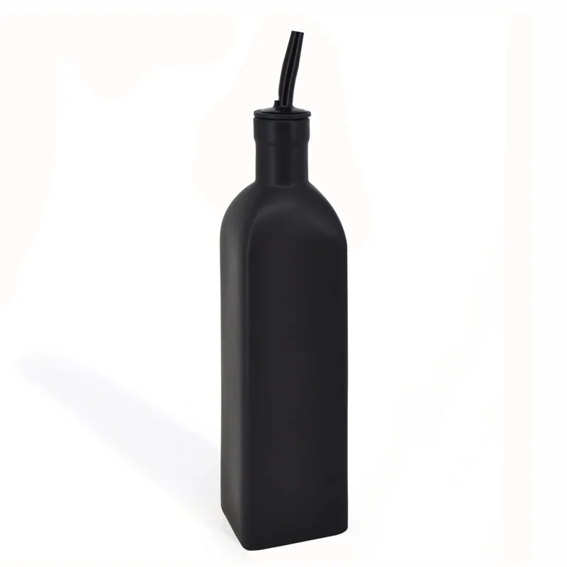 PARK WEST Bouteille noire 475ml pour l'huile/vinaigre