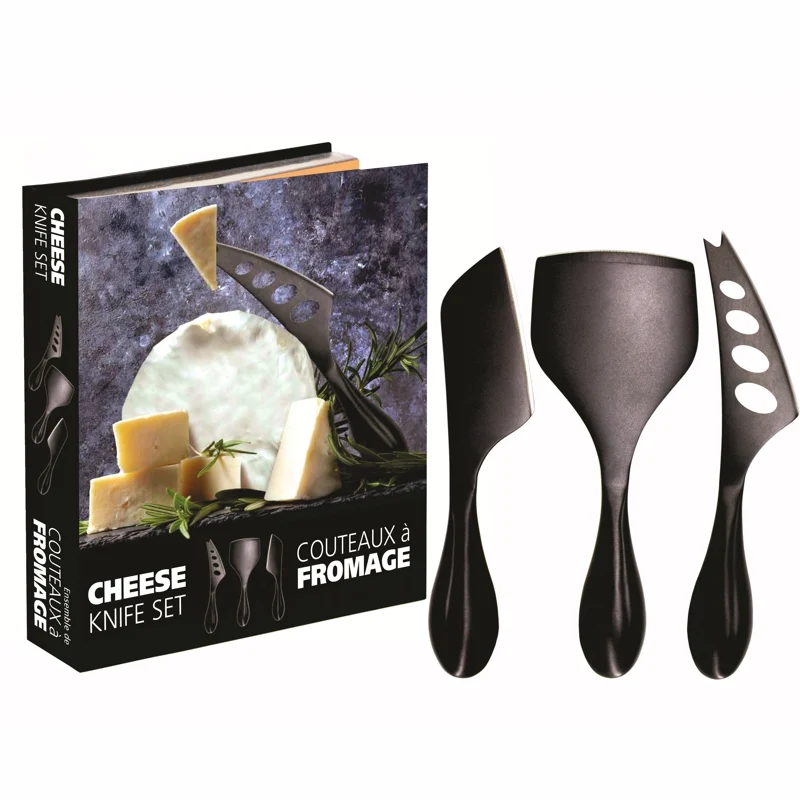 Ensemble de 3 couteaux à fromage