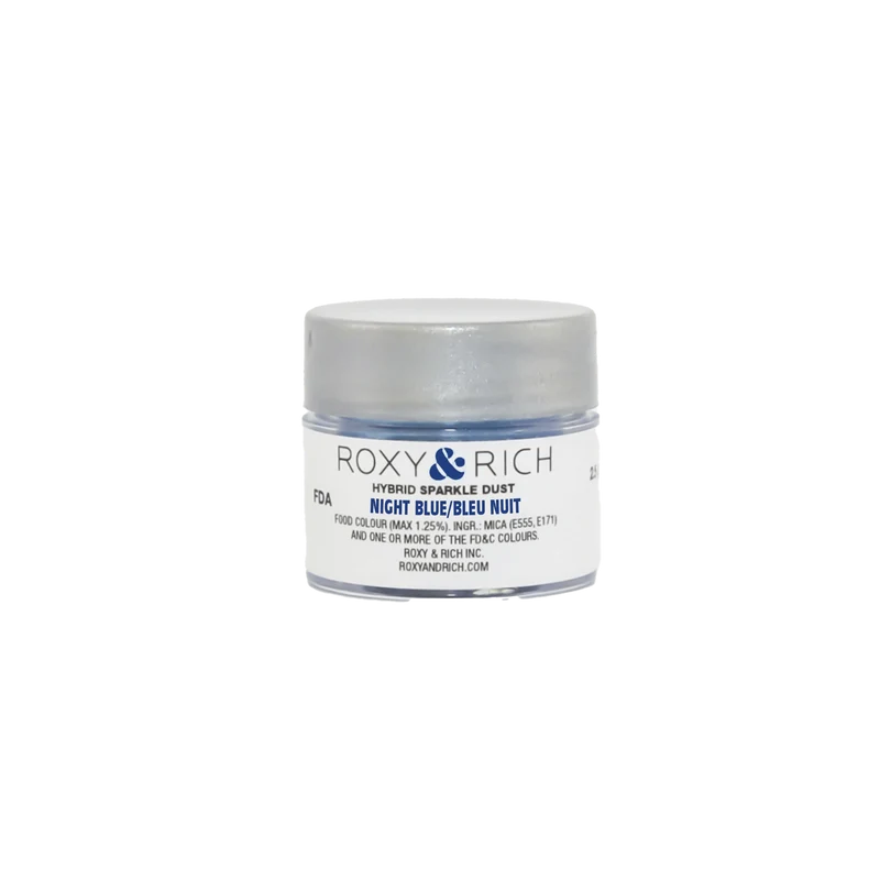 Poudre étincelante hybride Bleu Nuit