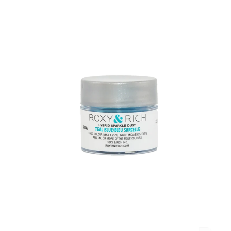 Poudre étincelante hybride Bleu Sarcelle