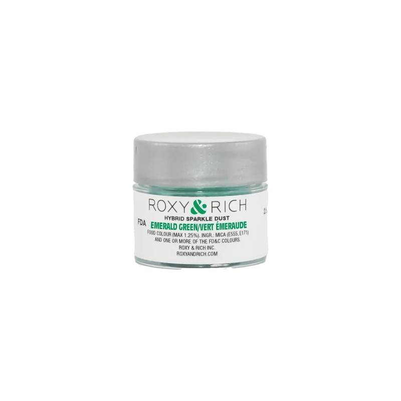 Poudre étincelante hybride Vert Émeraude