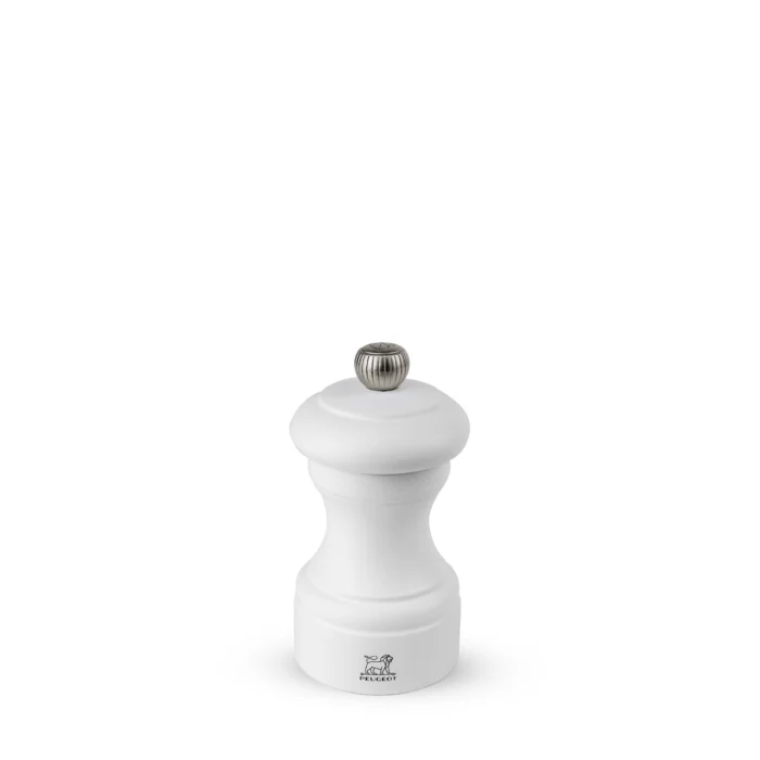 Moulin à Poivre manuel en bois couleur blanc mat 10 cm- Bistro Peugeot !