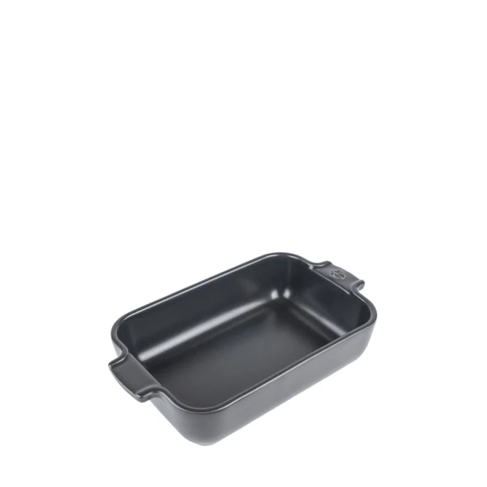 APPOLIA - Plat four en céramique rectangle Ardoise 22cm-8 3/4"