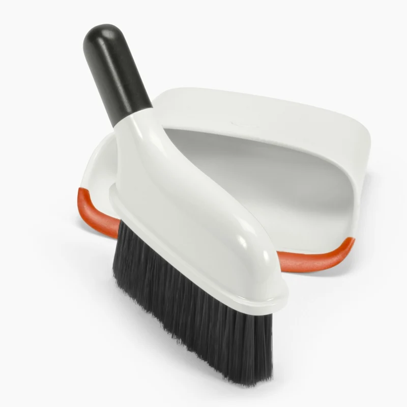 Porte-poussière et brosse compact