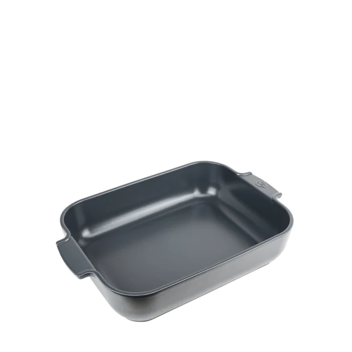 APPOLIA - Plat four en céramique rectangle Ardoise 40cm-16"