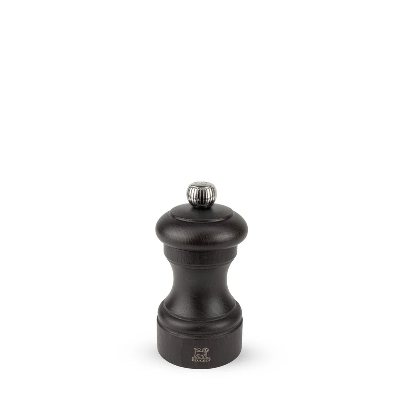 Moulin à Sel manuel en bois couleur chocolat 10 cm - Bistro Peugeot ! !