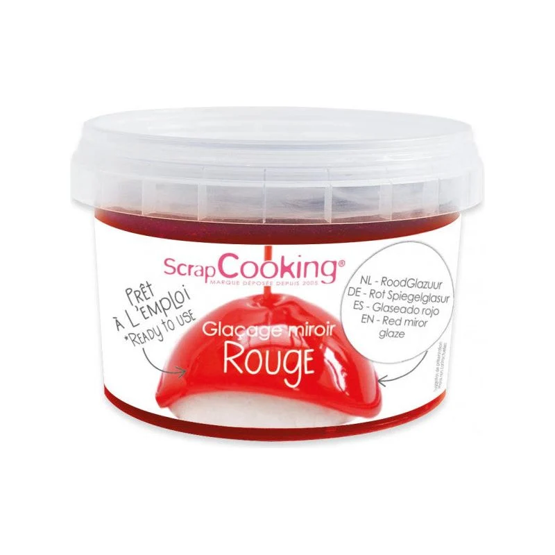 Glaçage Miroir Rouge