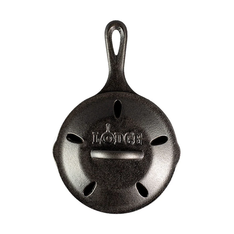 Fumoir en fonte assaisonnée de 6,5"