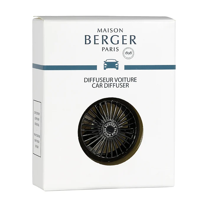 Diffuseur voiture Car Wheel – Noir métallique