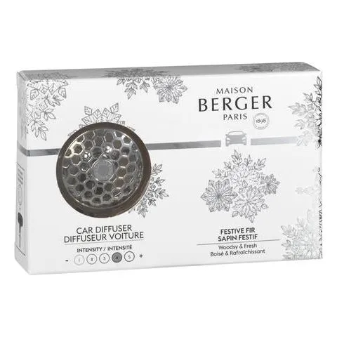 Coffret diffuseur voiture Sapin festif *