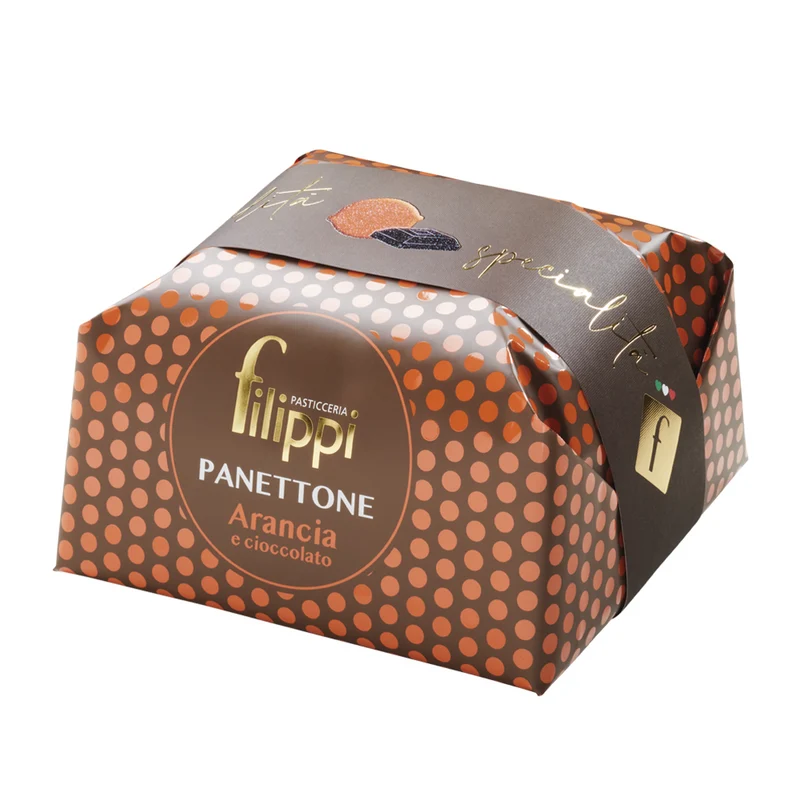 Panettone aux écorces d'orange et chocolat noir 500g