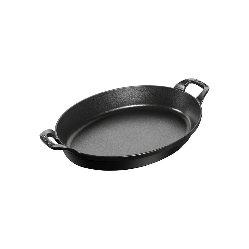 Plat de cuisson ovale 24x17cm 1l Staub