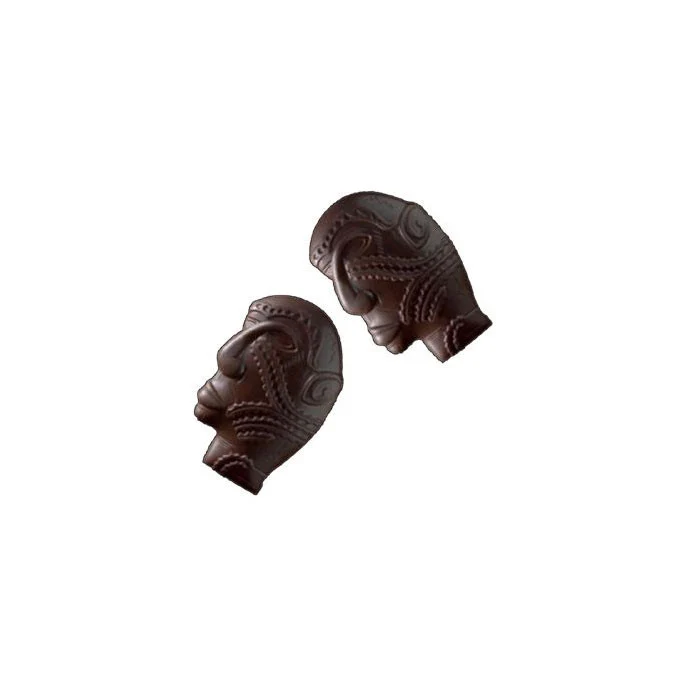 Moule pour chocolat en polycarbonate - Friture Masque Papouasie #R46