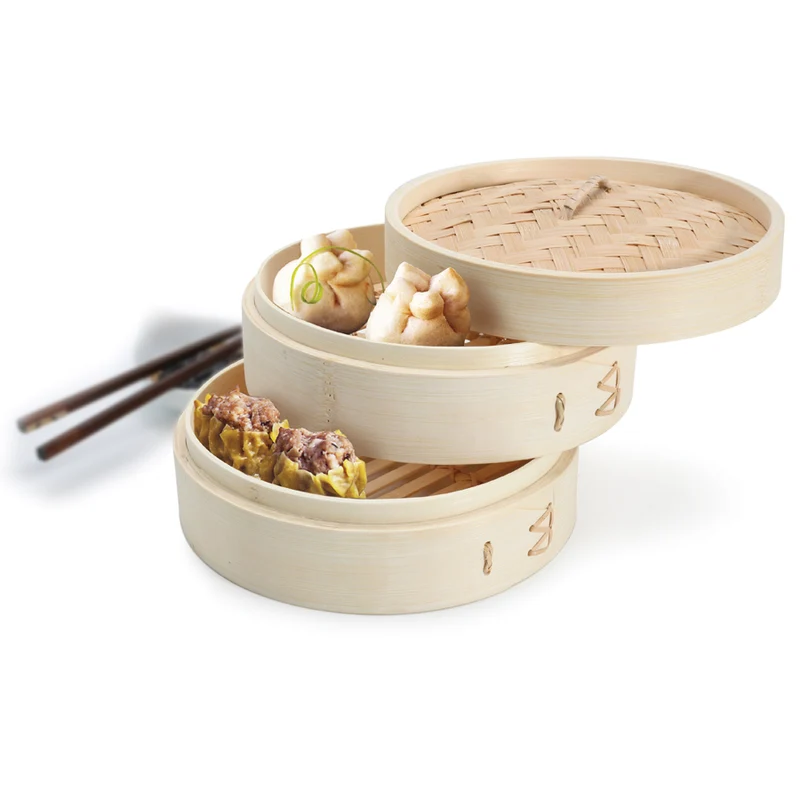 Paniers vapeur en bambou 20 cm