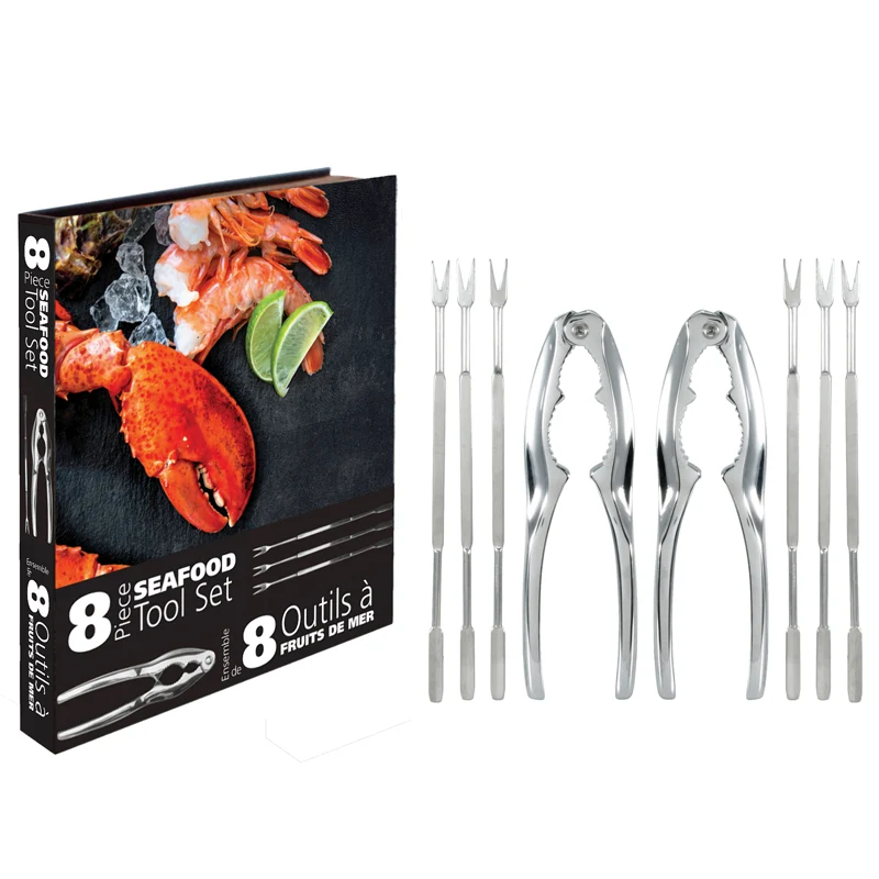 Ensemble de 8 outils à fruits de mer