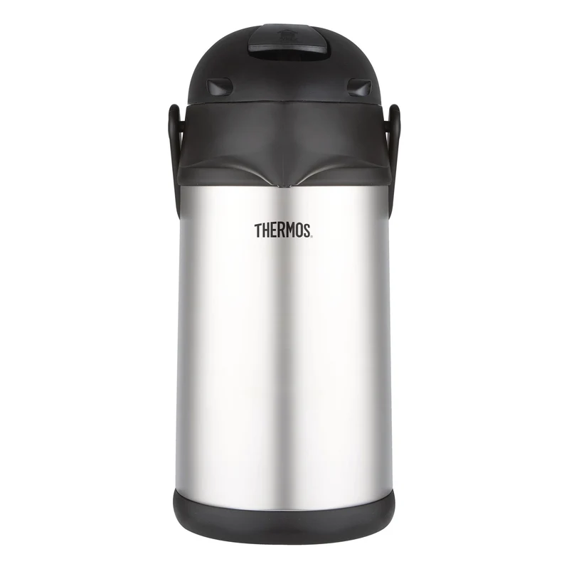 Carafe à pompe en acier inoxydable - 2.5 L