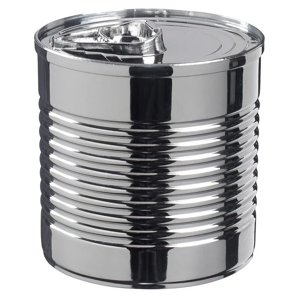 Boite de conserve 60 ml Argenté - paquet 25