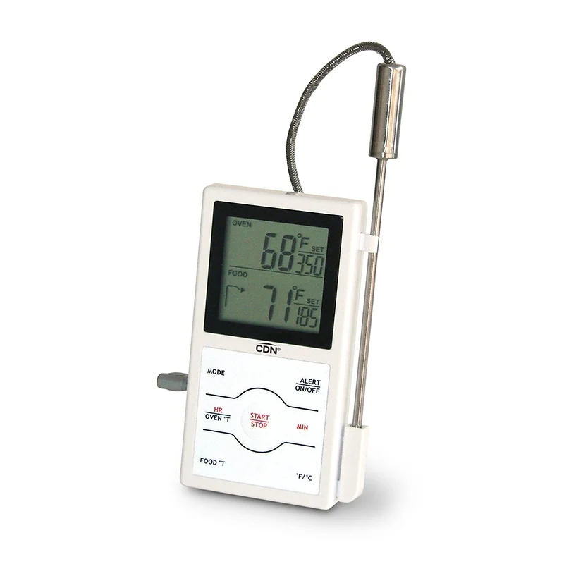 Thermomètre/timer à sonde à double détection