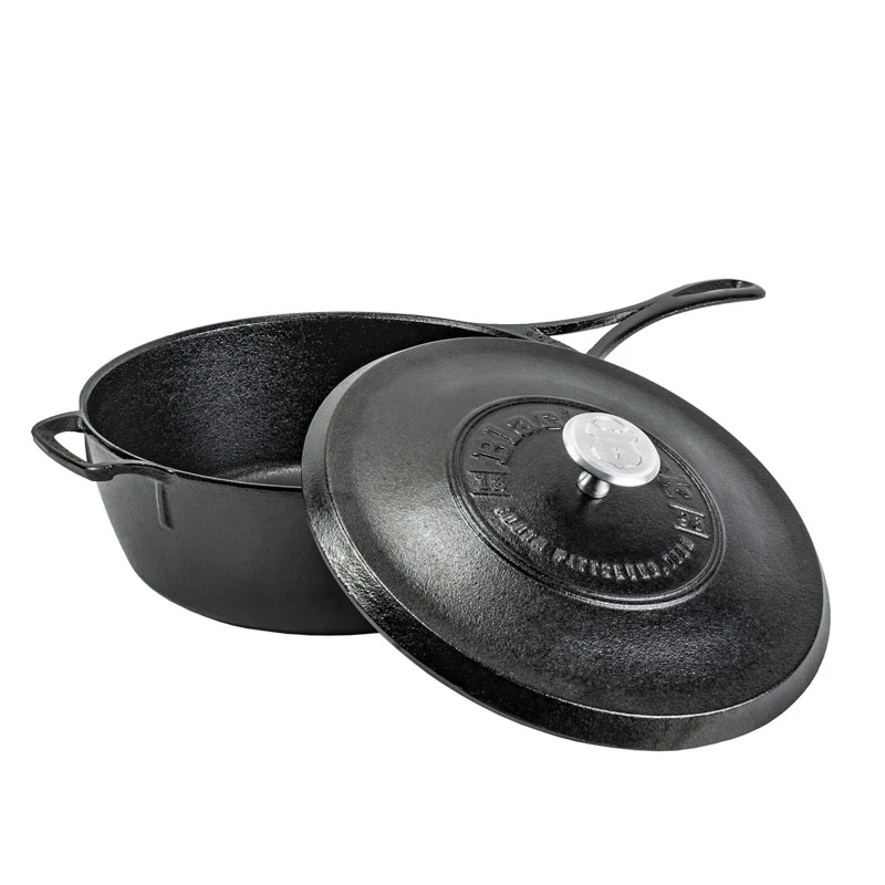Blacklock *49* Poêle profonde de 4 Qt. avec couvercle