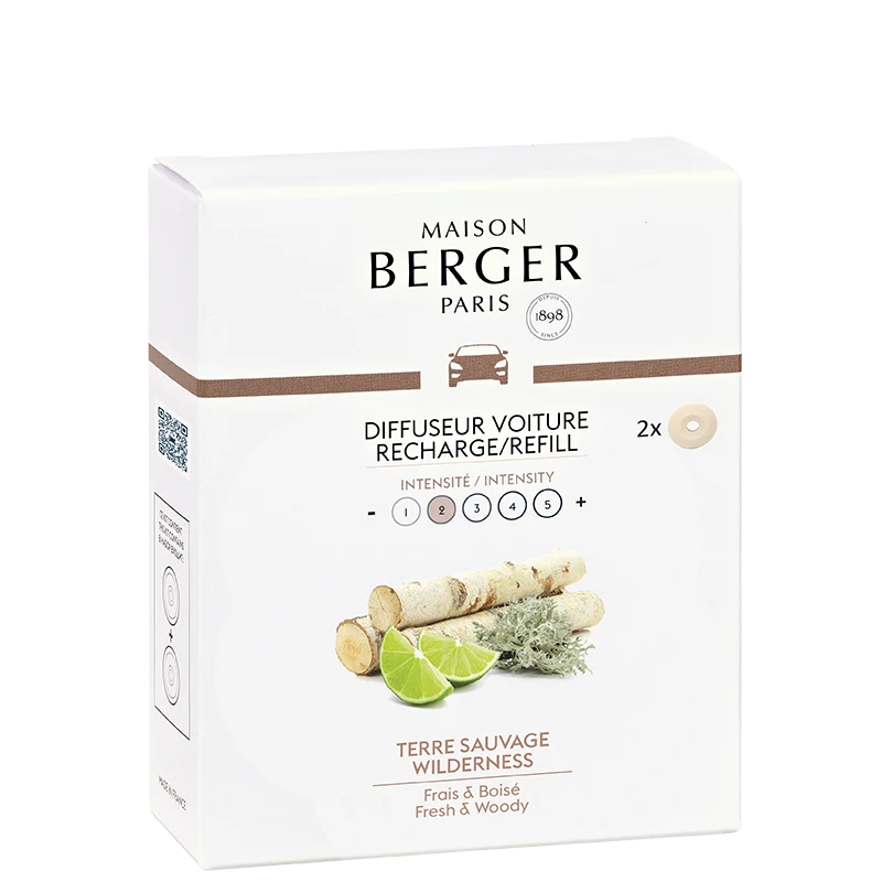 Coffret de 2 recharges pour diffuseur voiture Mr. Terre sauvage