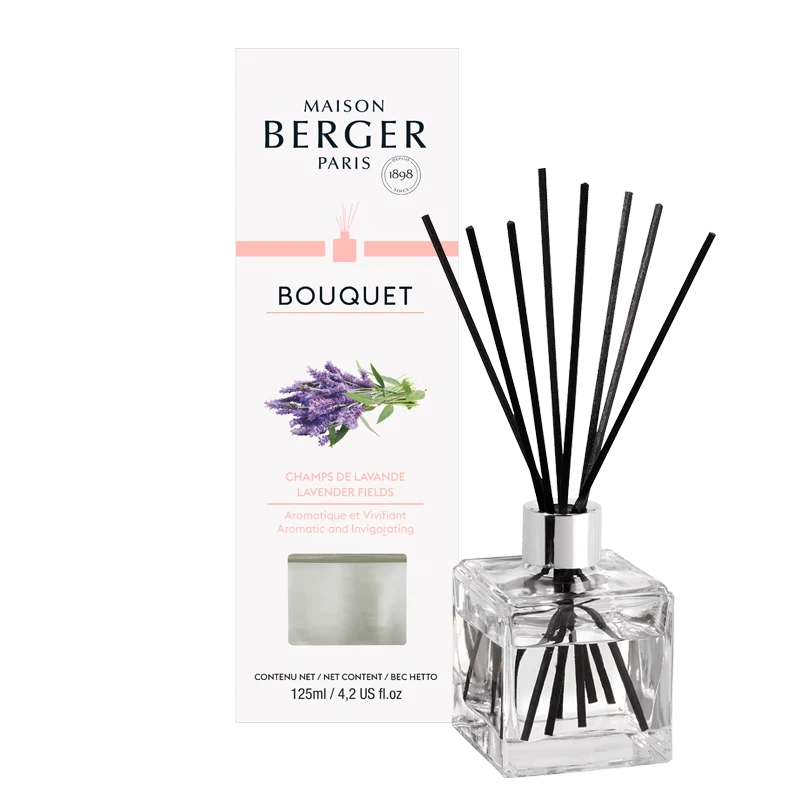 Bouquet parfumé Cube – Champs de lavande