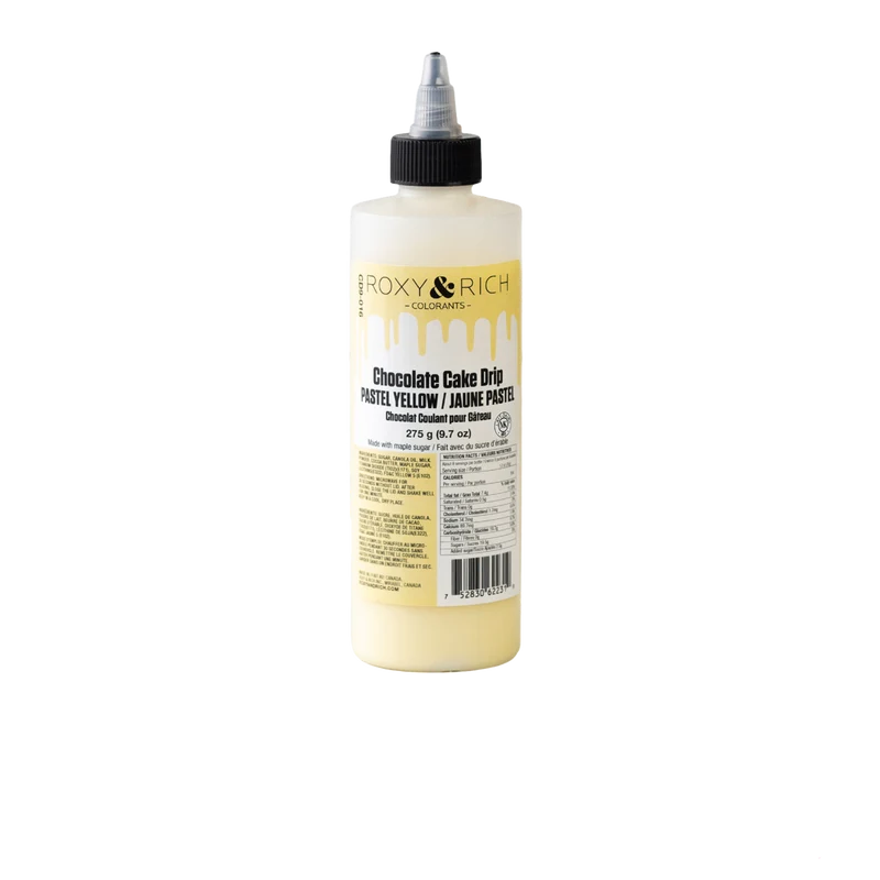 Chocolat Coulant pour Gâteau “Cake Drip” Jaune Pastel - 275g *