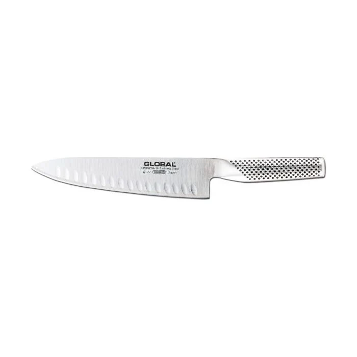 Global G-77 Couteau de Chef Alvéolé 20 cm