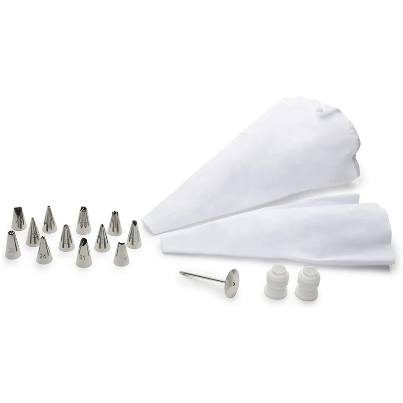 Jeu de 17 pièces à glaçage avec poche