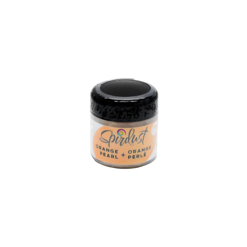 Poudres brillantes comestibles pour boissons - ORANGE PERLÉ - SPIRDUST
