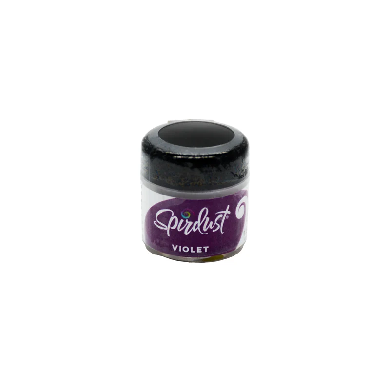 Poudres brillantes comestibles pour boissons - VIOLET - SPIRDUST